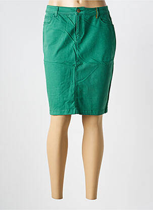Fustă midi elasticitate verde deschis COUTURIST femeie