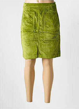 Fustă midi elasticitate verde COUTURIST femeie