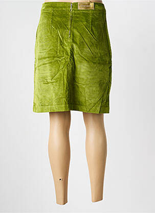 Fustă midi elasticitate verde COUTURIST femeie