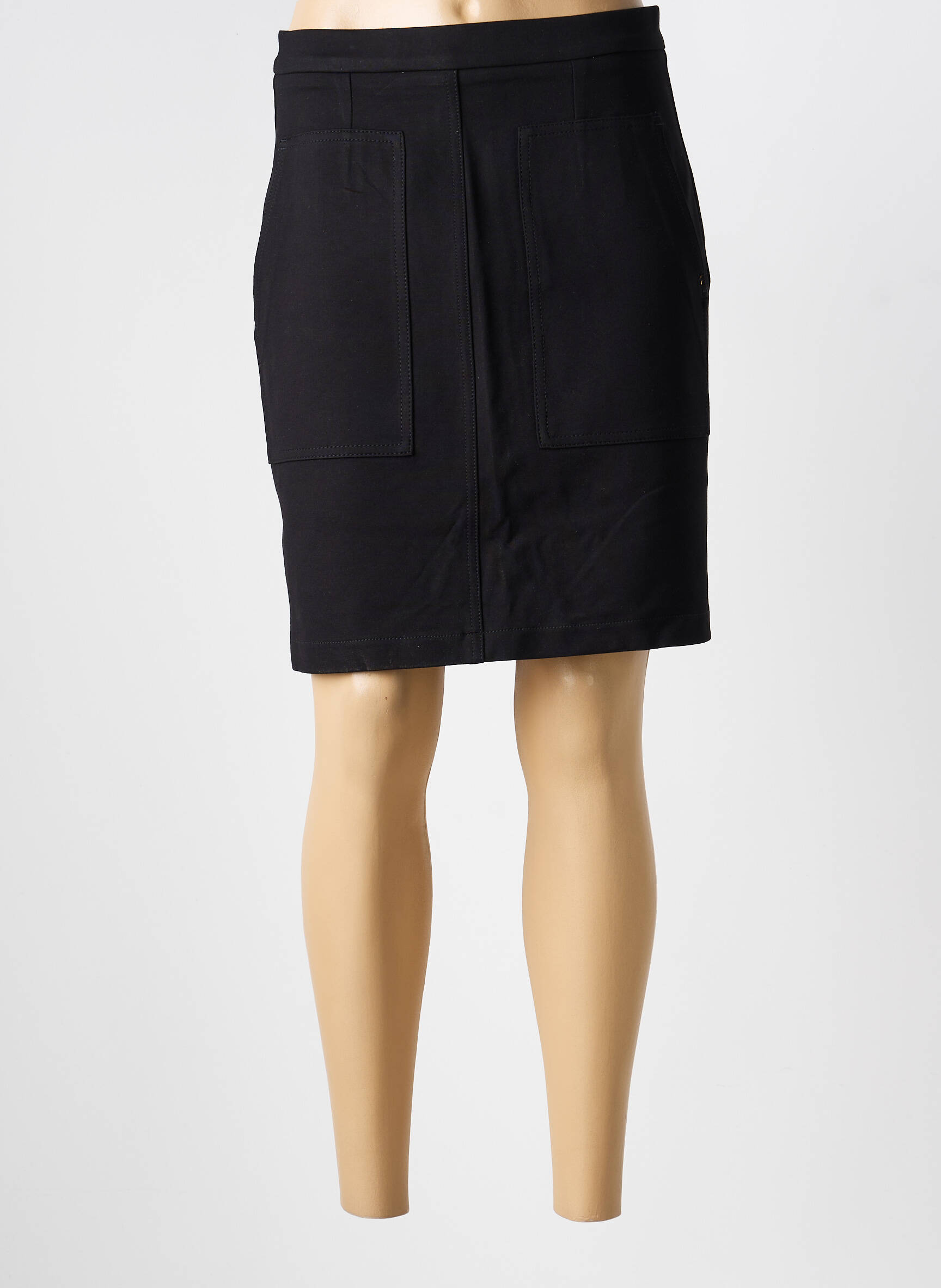 Fustă scurtă buzunare negru COUTURIST femeie