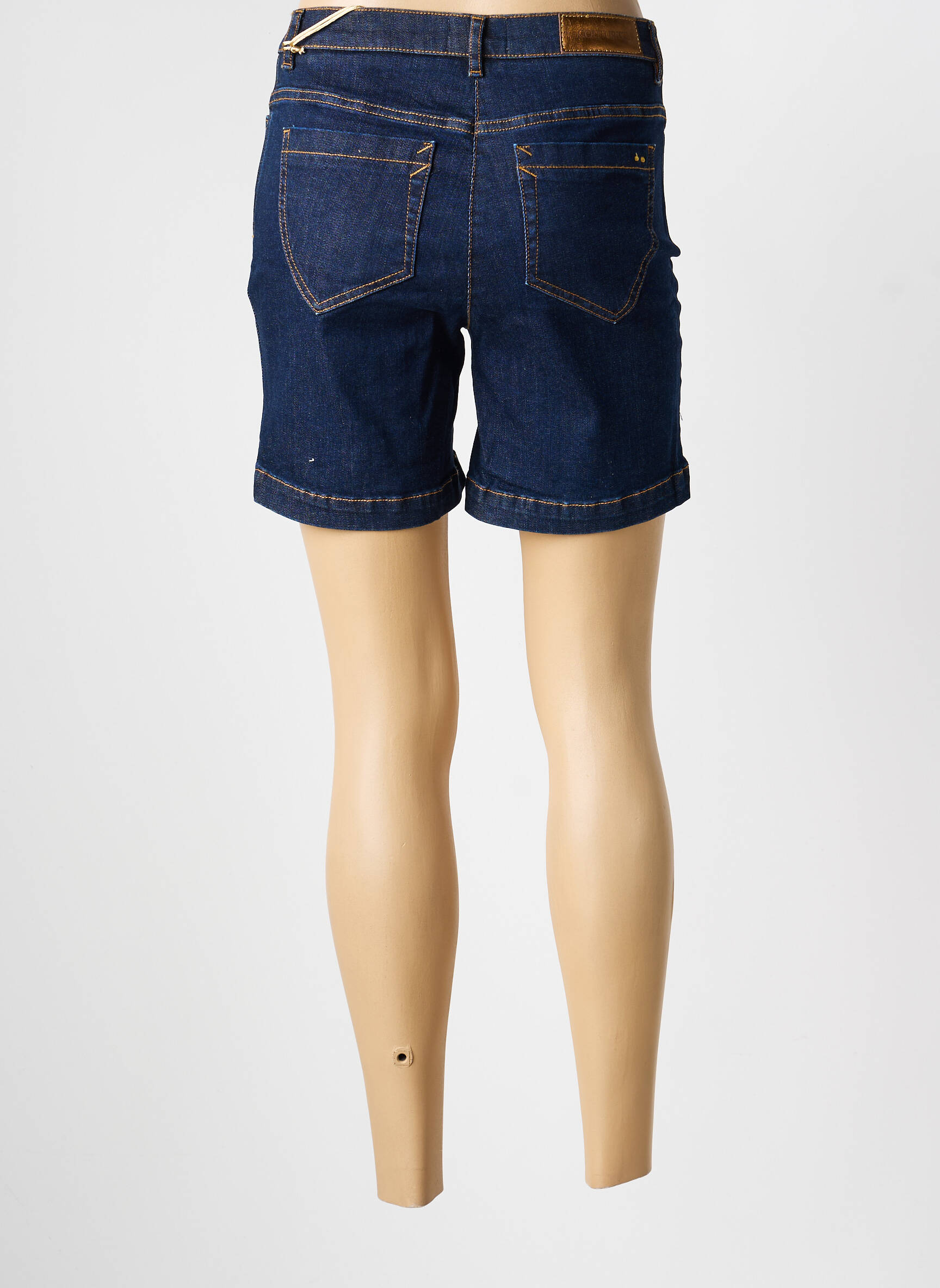Șort țesătură denim mărime normală albastru COUTURIST femeie