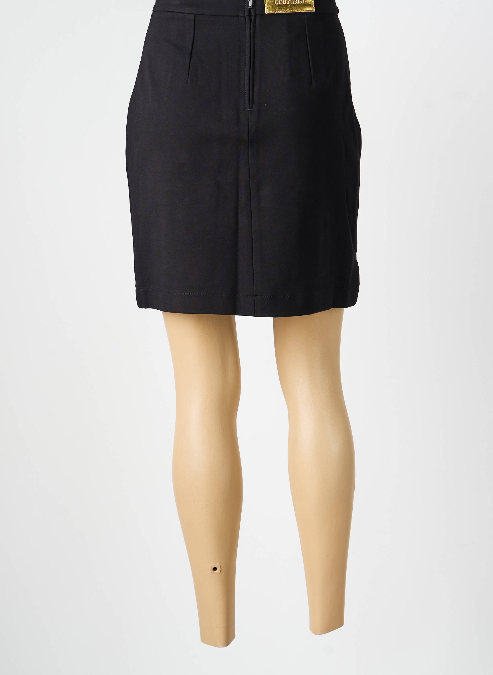 Fustă scurtă buzunare negru COUTURIST femeie