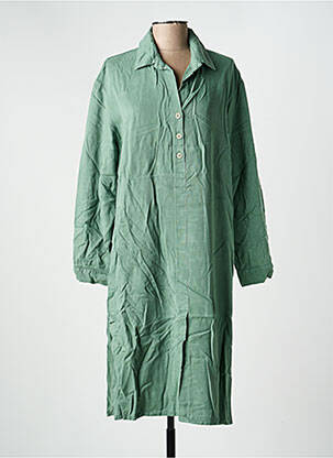 Rochie midi mâneci lungi mâneci lungi verde COUTURIST femeie