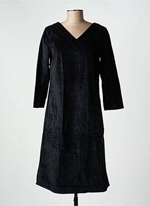 Rochie midi mâneci lungi mâneci lungi negru COUTURIST femeie