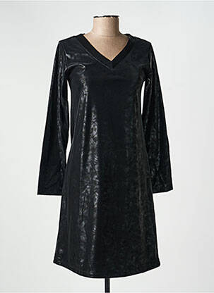 Rochie midi mâneci lungi mâneci lungi negru COUTURIST femeie