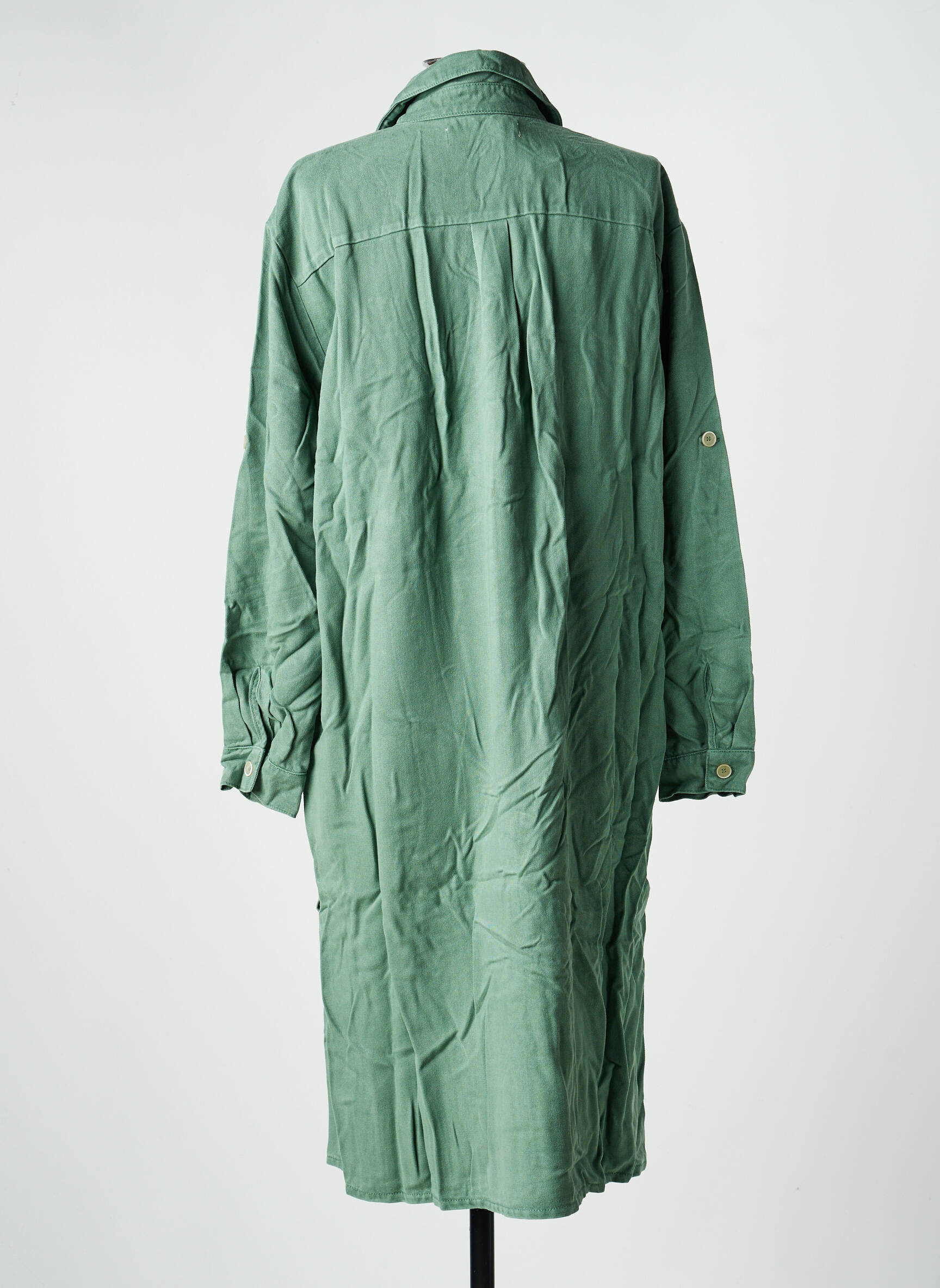 Rochie midi mâneci lungi mâneci lungi verde COUTURIST femeie