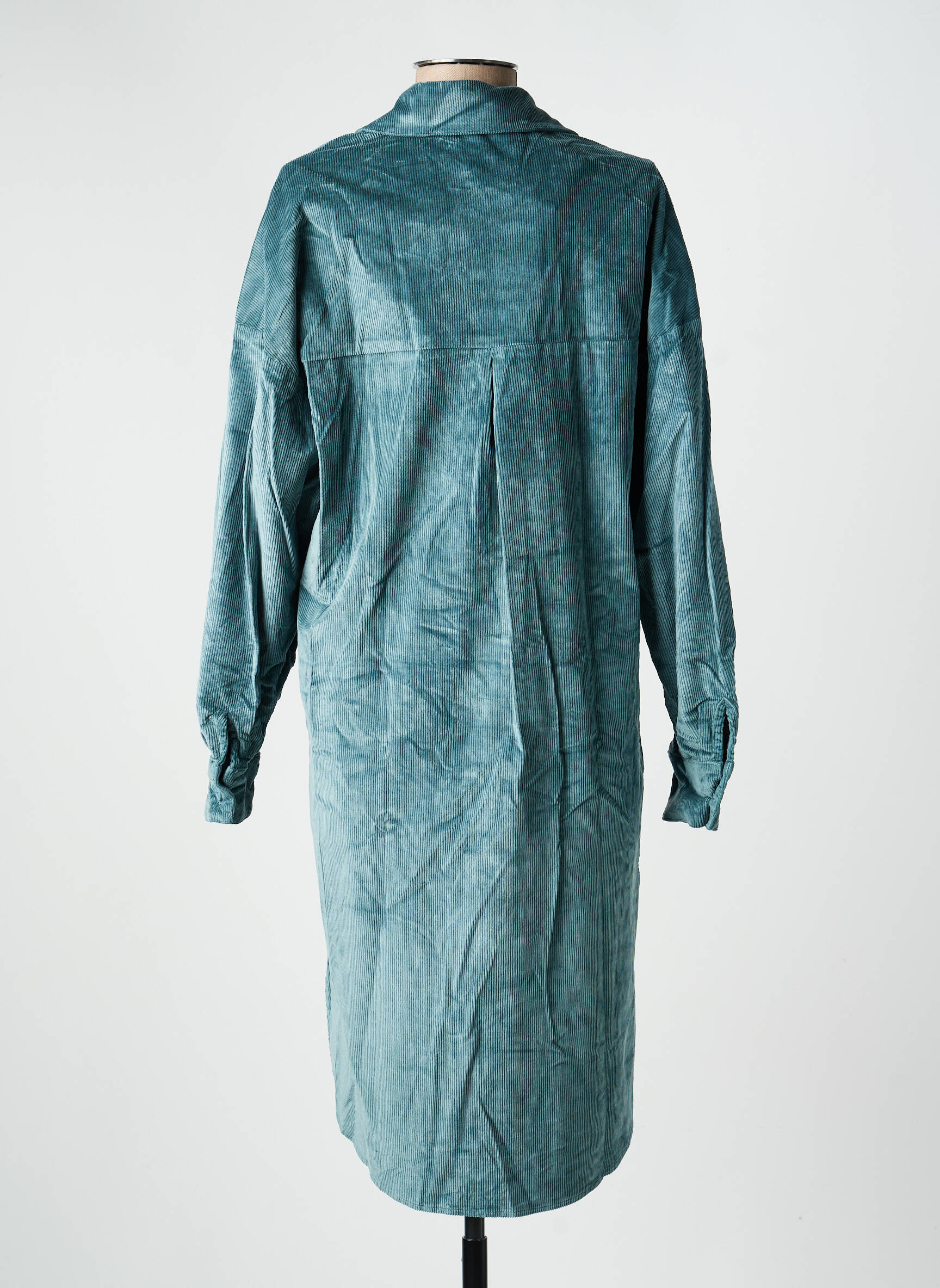 Rochie midi mâneci lungi mâneci lungi albastru COUTURIST femeie