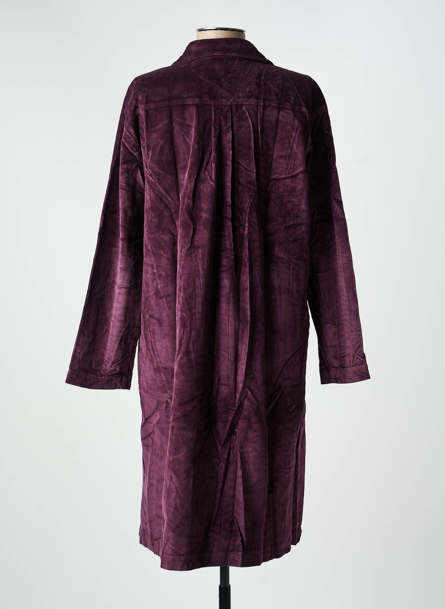 Rochie midi mâneci lungi mâneci lungi violet COUTURIST femeie