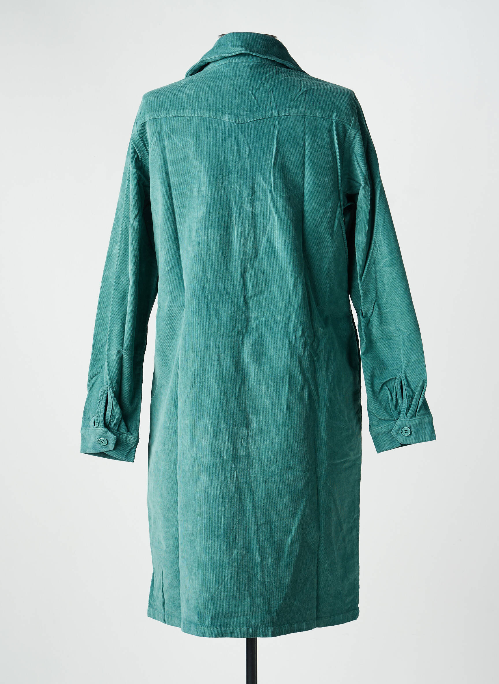 Rochie midi mâneci lungi mâneci lungi albastru COUTURIST femeie