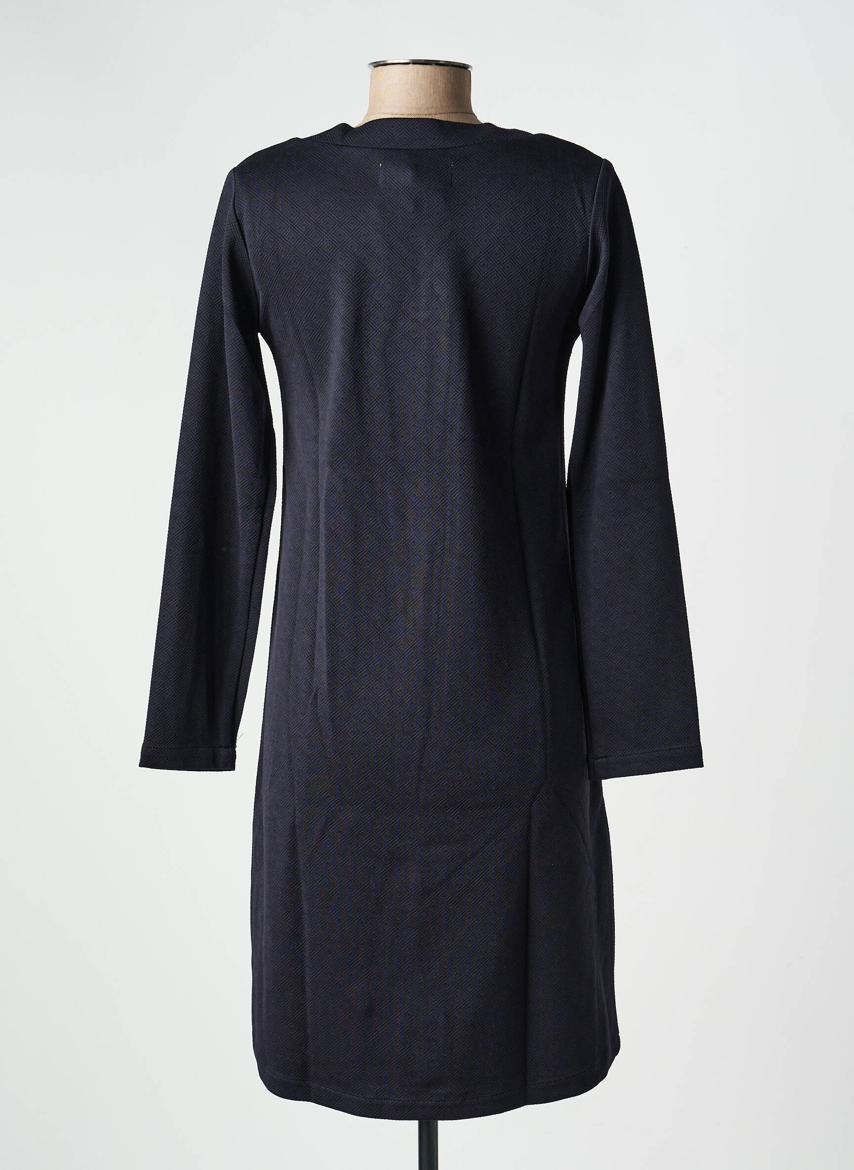 Rochie midi mâneci lungi mâneci lungi negru COUTURIST femeie