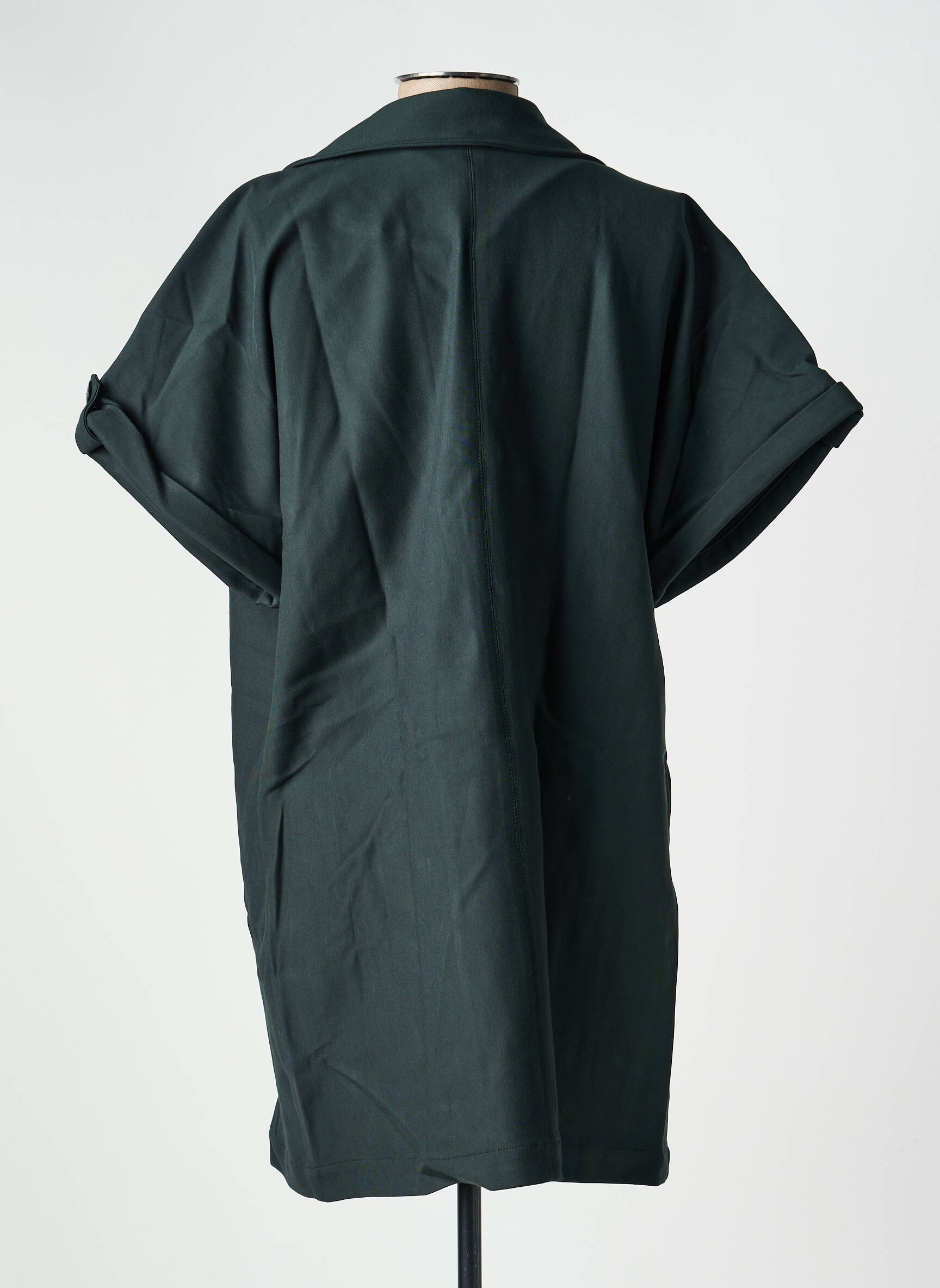 Rochie scurtă mâneci lungi mâneci lungi verde COUTURIST femeie