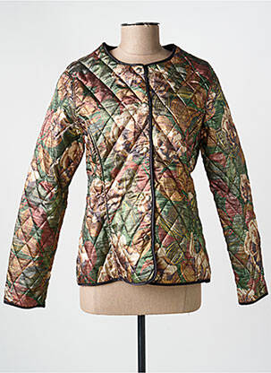 Jachete casual guler rotund verde COUTURIST femeie