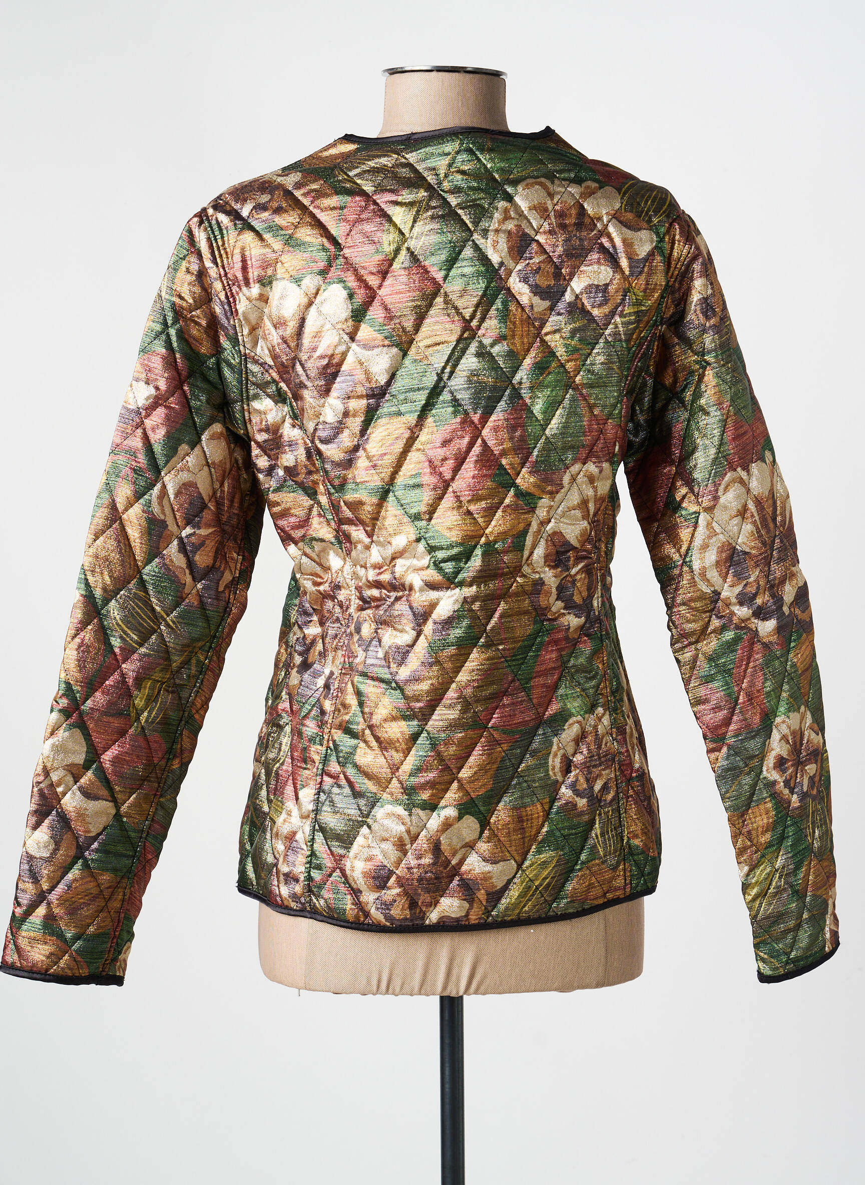 Jachete casual guler rotund verde COUTURIST femeie