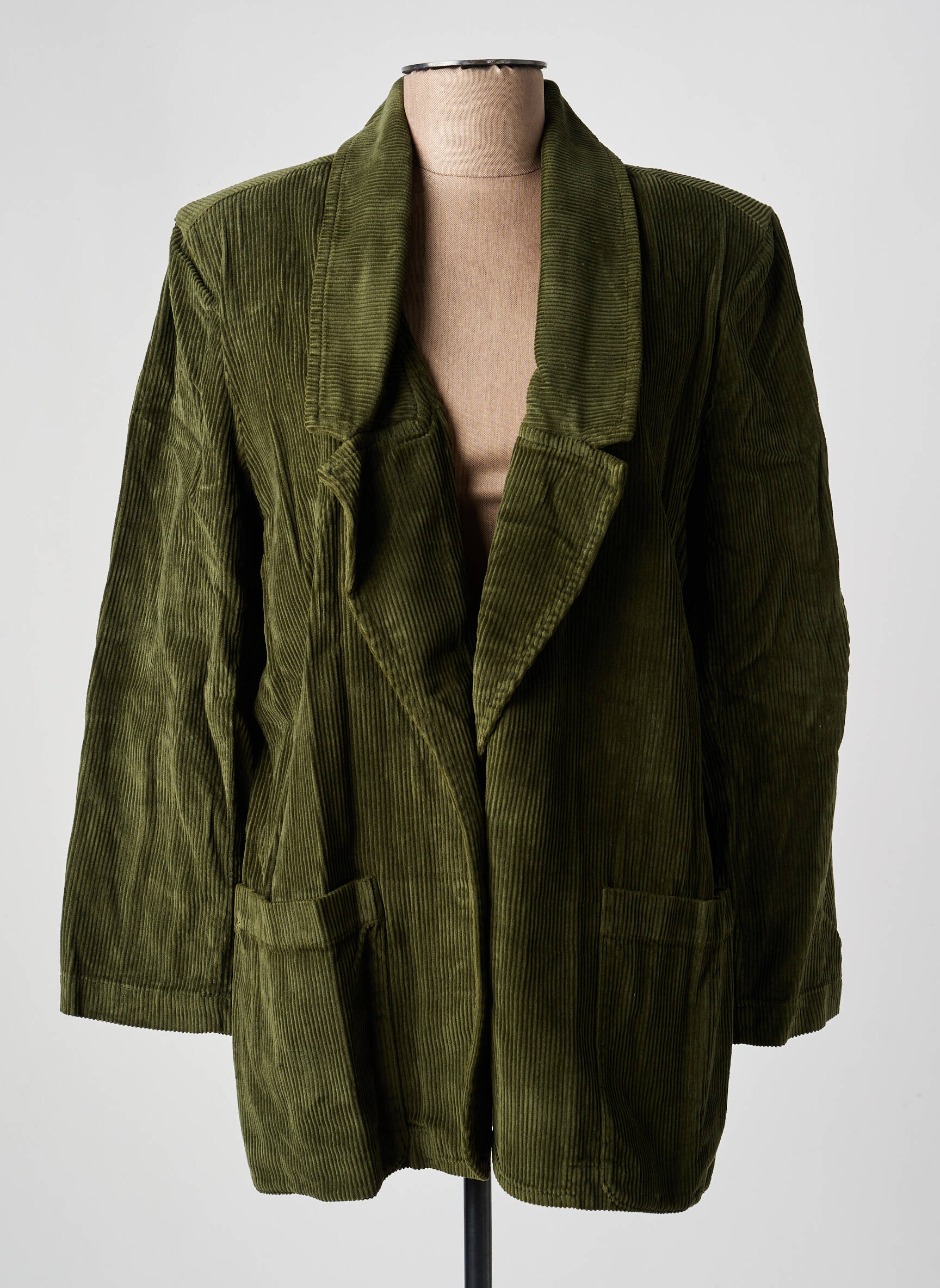 Sacou buzunare verde COUTURIST femeie