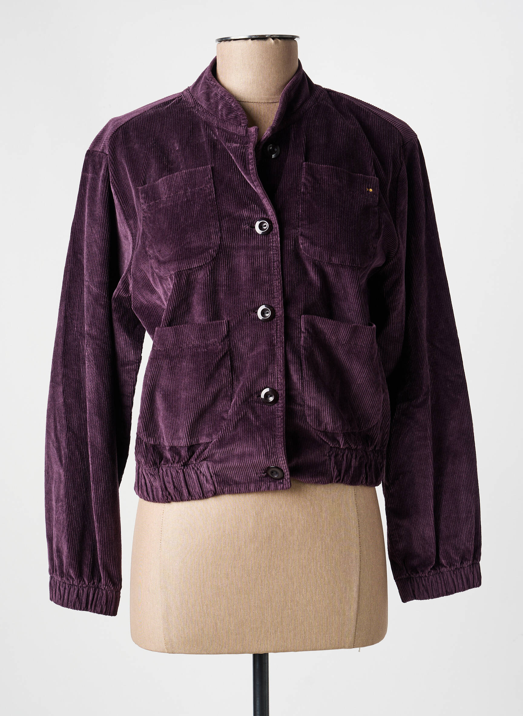Jachete casual buzunare violet COUTURIST femeie