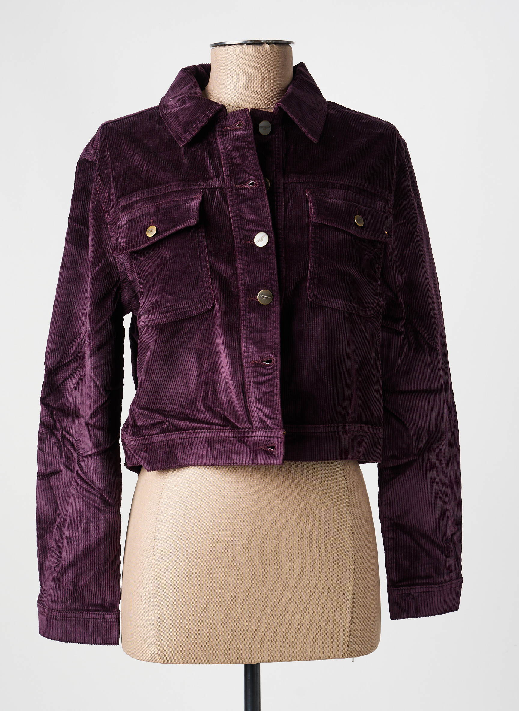 Jachete casual croială dreaptă violet COUTURIST femeie