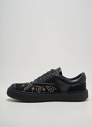 Adidași material neted toc plat până la 3 cm negru ME.LAND femeie