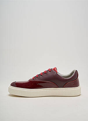 Adidași material neted vârf rotund roșu ME.LAND bărbat