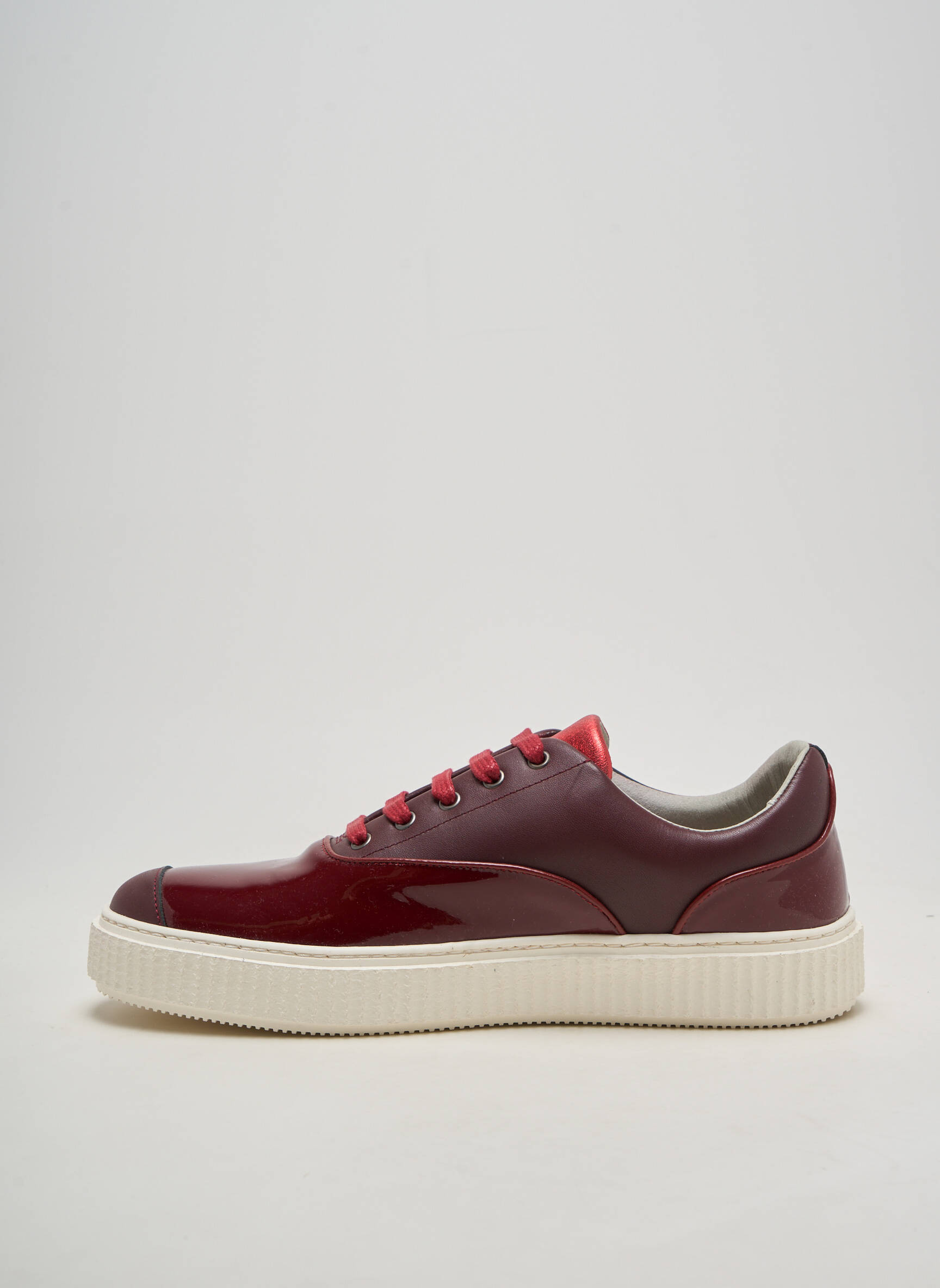 Adidași material neted vârf rotund roșu ME.LAND bărbat