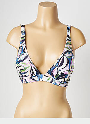 Sutien de costum de baie top triunghiuri top triunghiuri albastru PRINCESSE TAM-TAM femeie