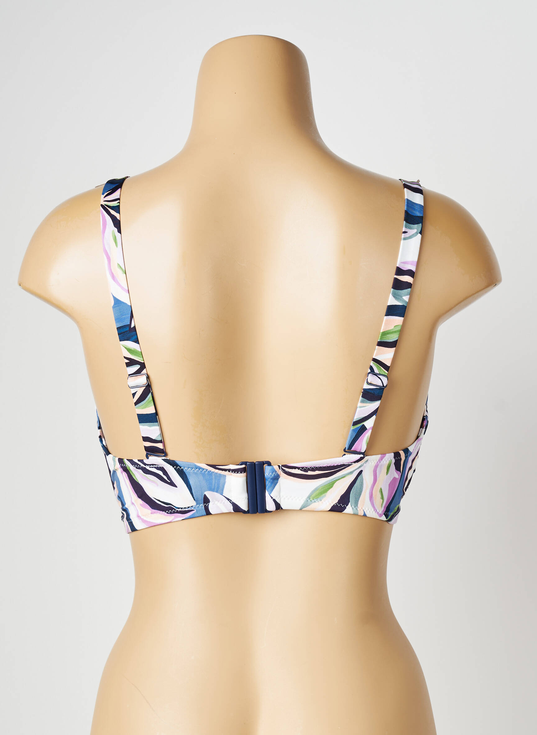 Sutien de costum de baie top triunghiuri top triunghiuri albastru PRINCESSE TAM-TAM femeie