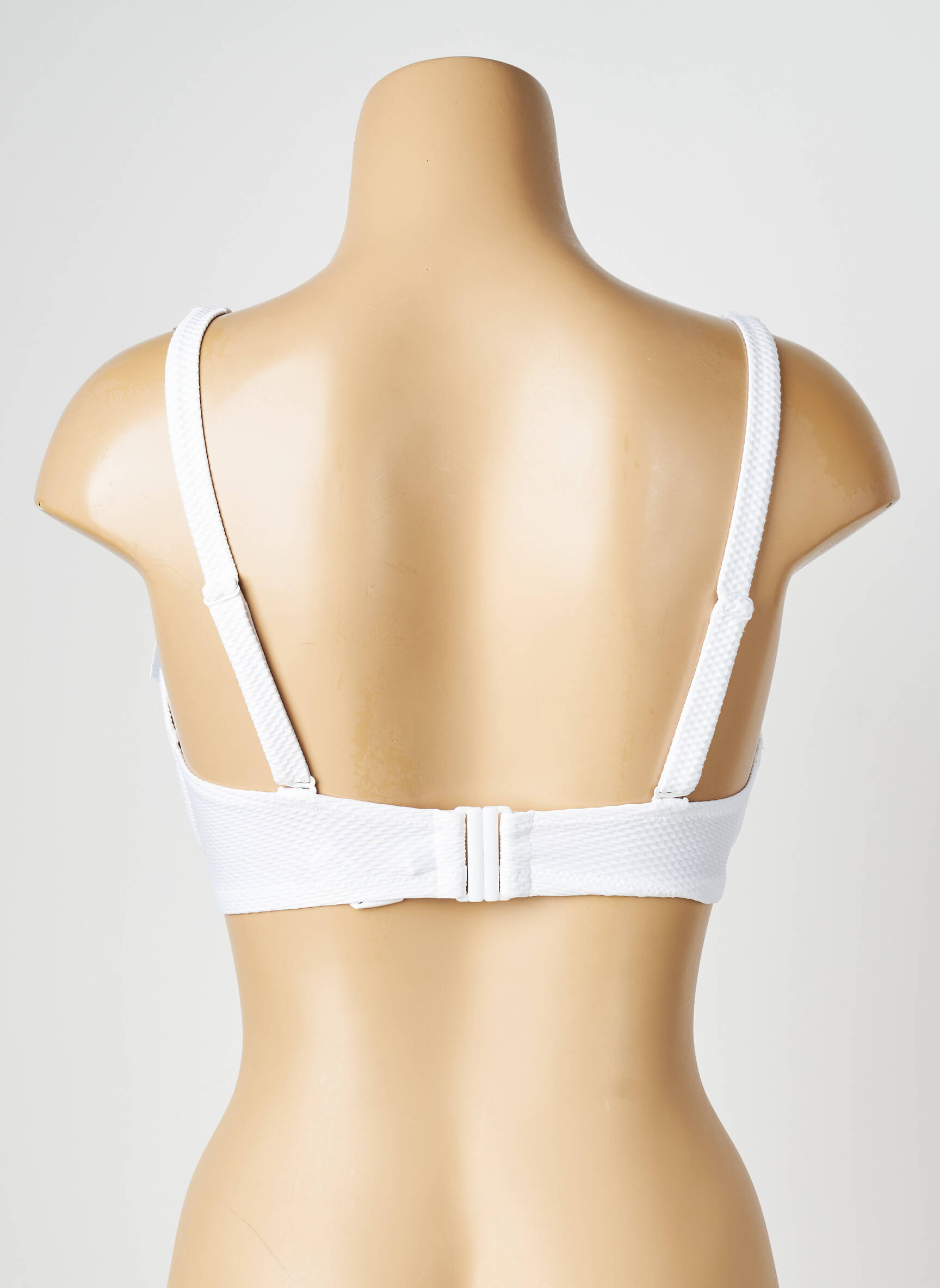 Sutien de costum de baie top triunghiuri top triunghiuri alb PRINCESSE TAM-TAM femeie