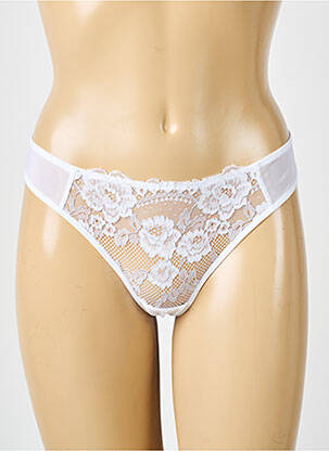 Tanga elasticitate alb PASSIONATA femeie
