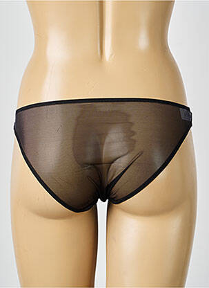 Chilot efect material satinat negru SIMONE PERELE femeie