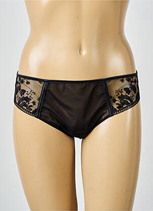 Chilot efect material satinat negru SIMONE PERELE femeie