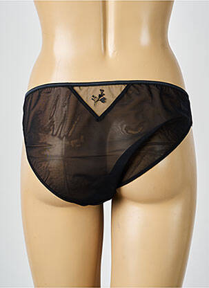 Chilot efect material satinat negru SIMONE PERELE femeie