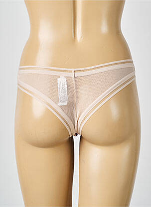 Tanga broderie bej PASSIONATA femeie
