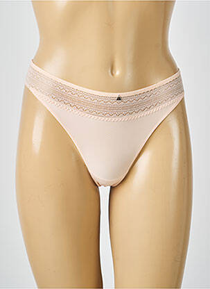 Tanga microfibre roz PASSIONATA femeie