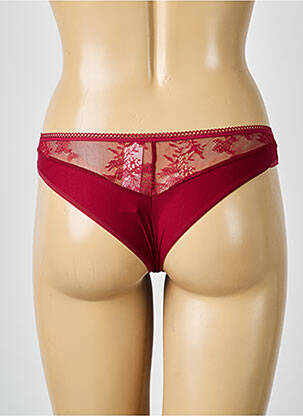 Tanga broderie roșu PASSIONATA femeie