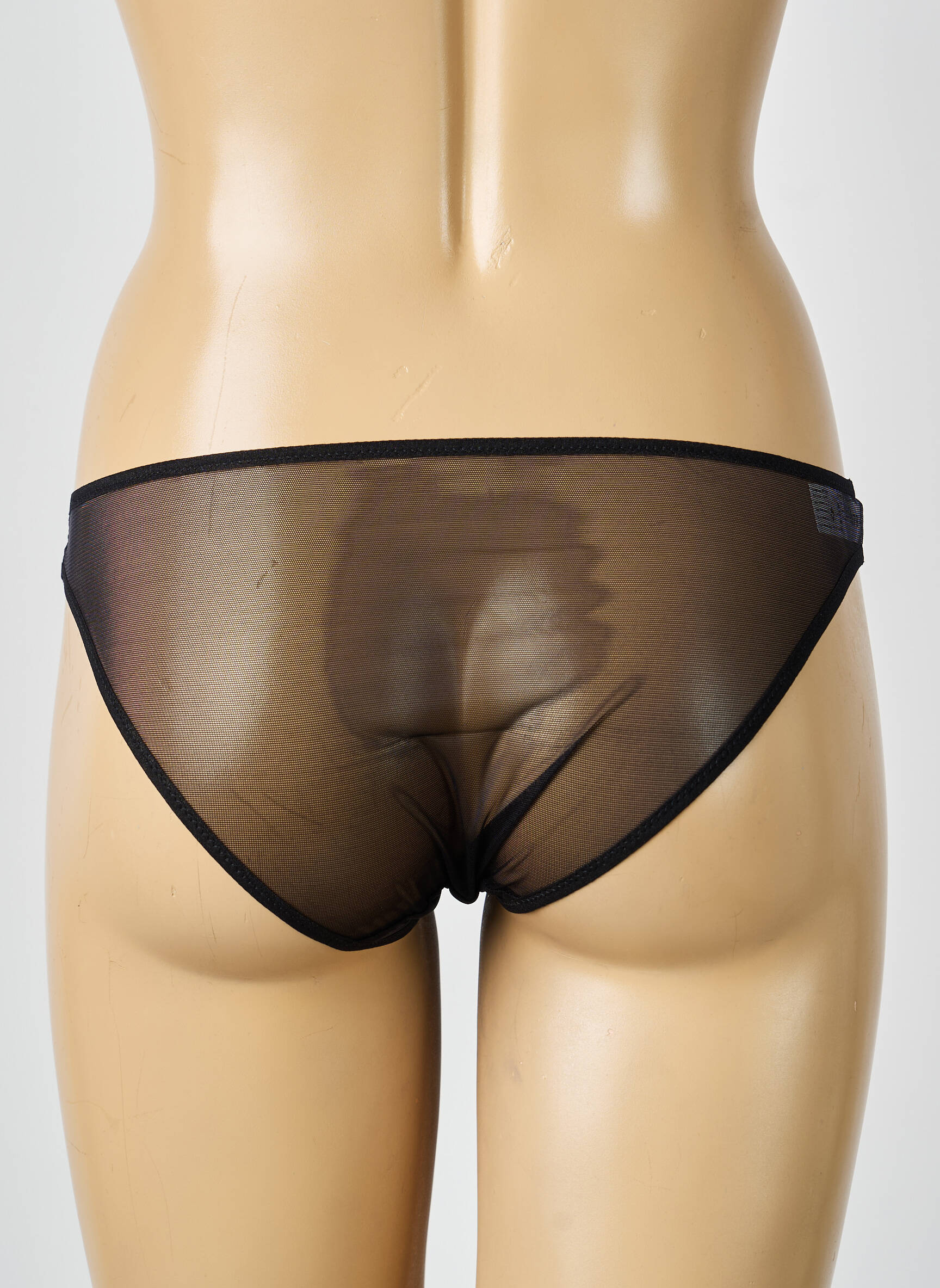Chilot efect material satinat negru SIMONE PERELE femeie