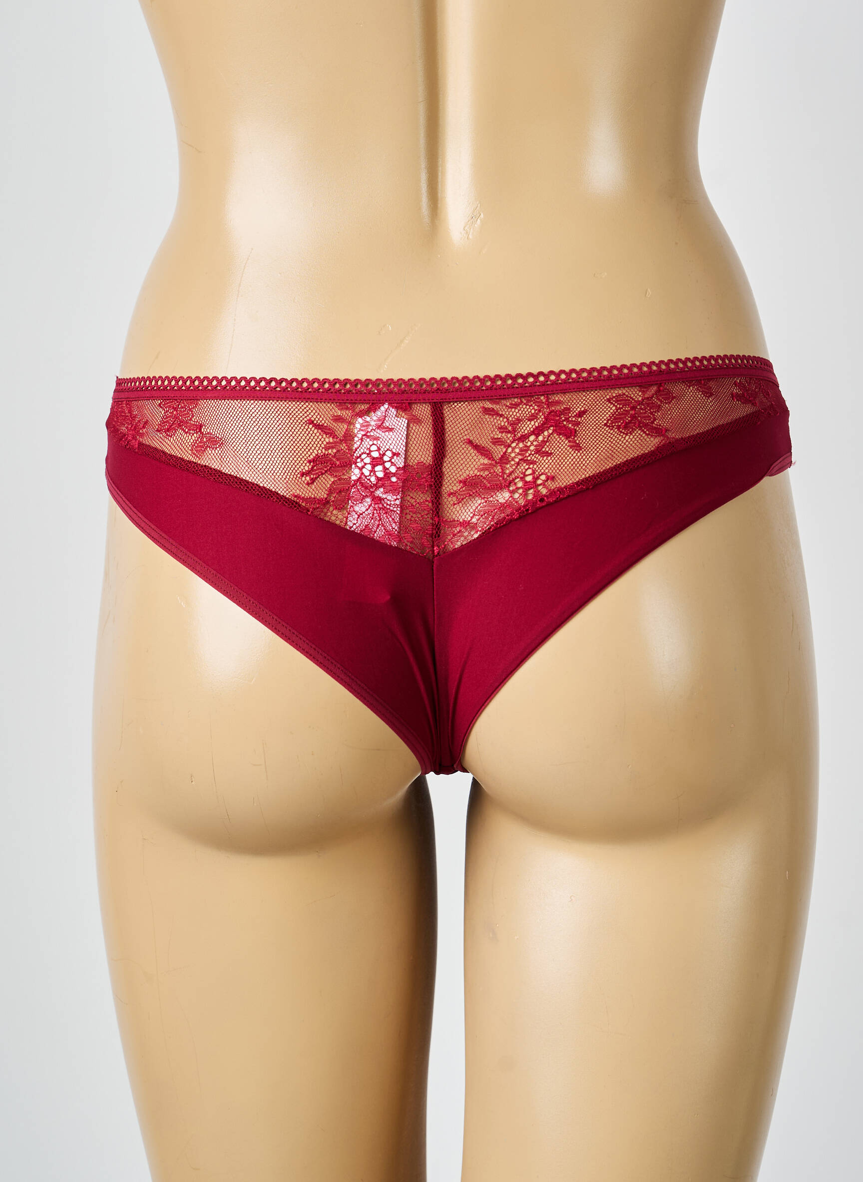 Tanga broderie roșu PASSIONATA femeie