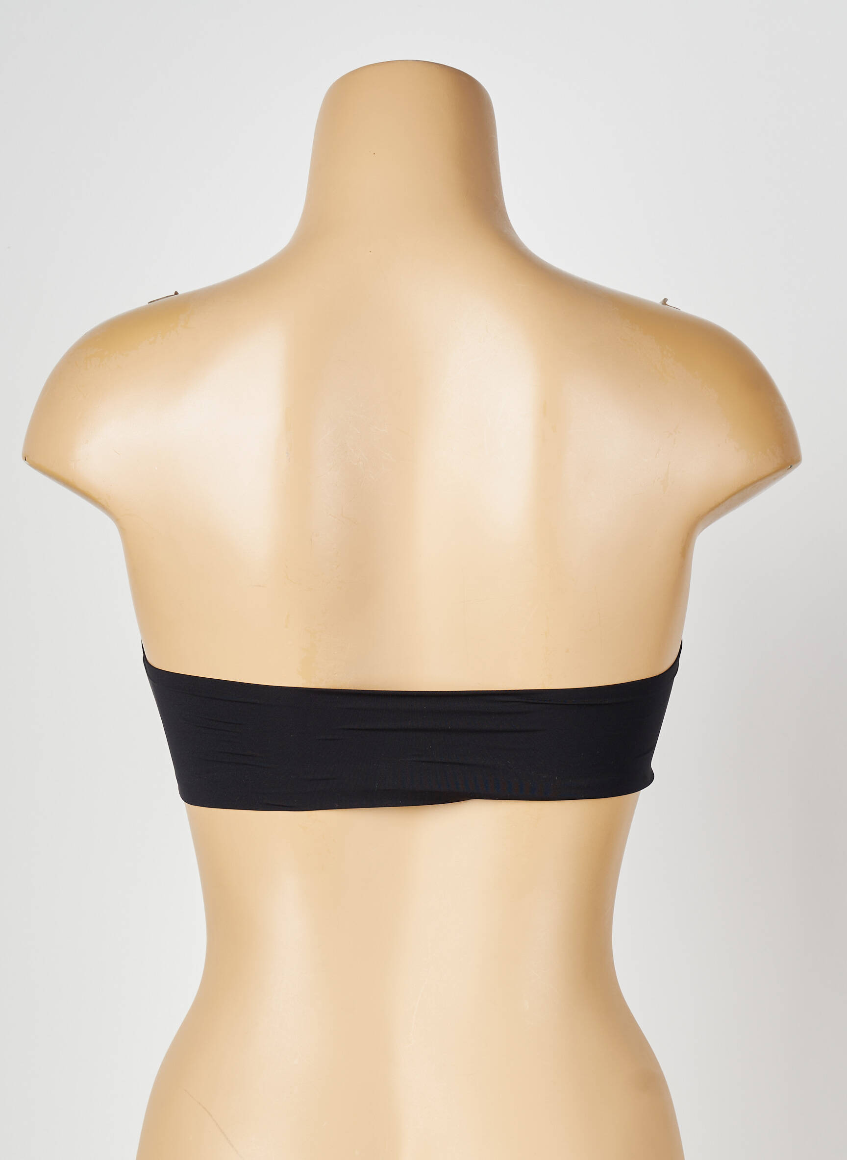 Sutien efect material satinat top bentiță negru PASSIONATA femeie
