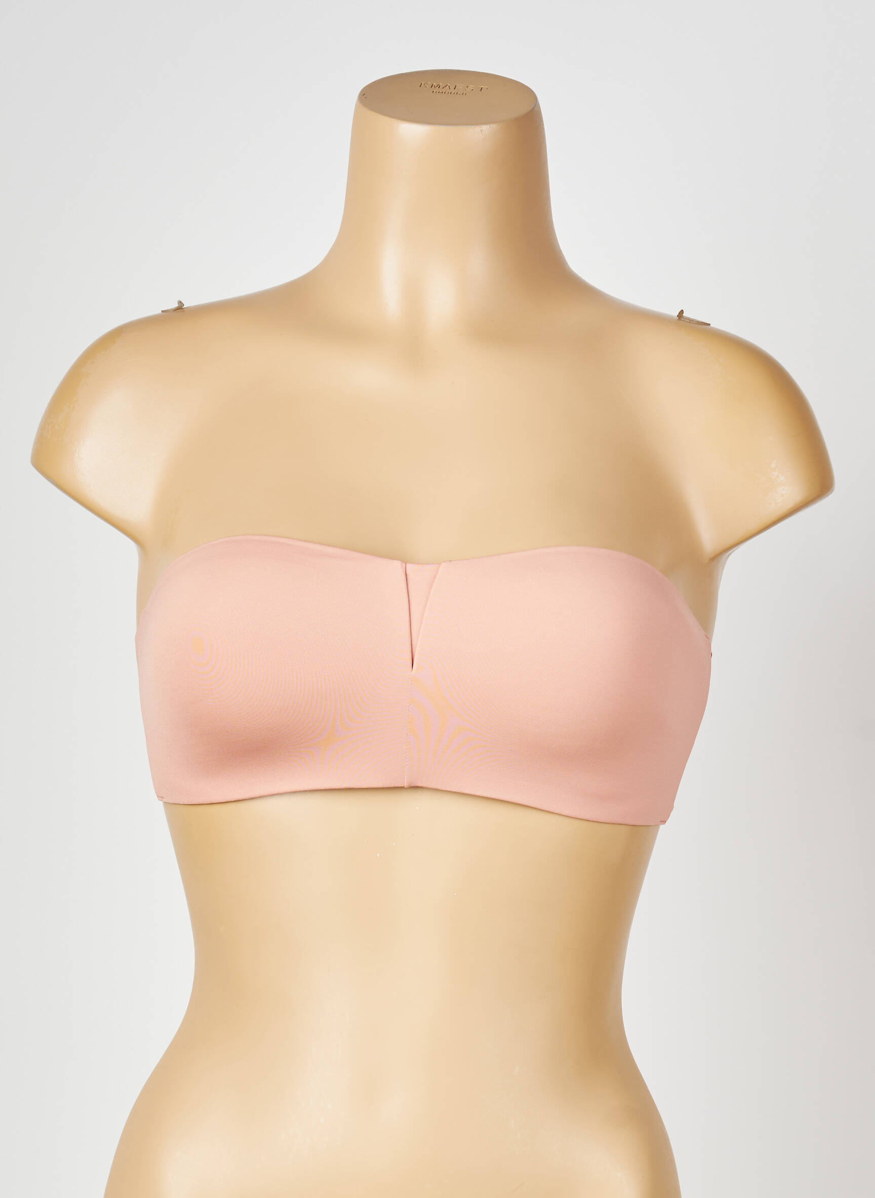 Sutien efect material satinat top bentiță roz PASSIONATA femeie