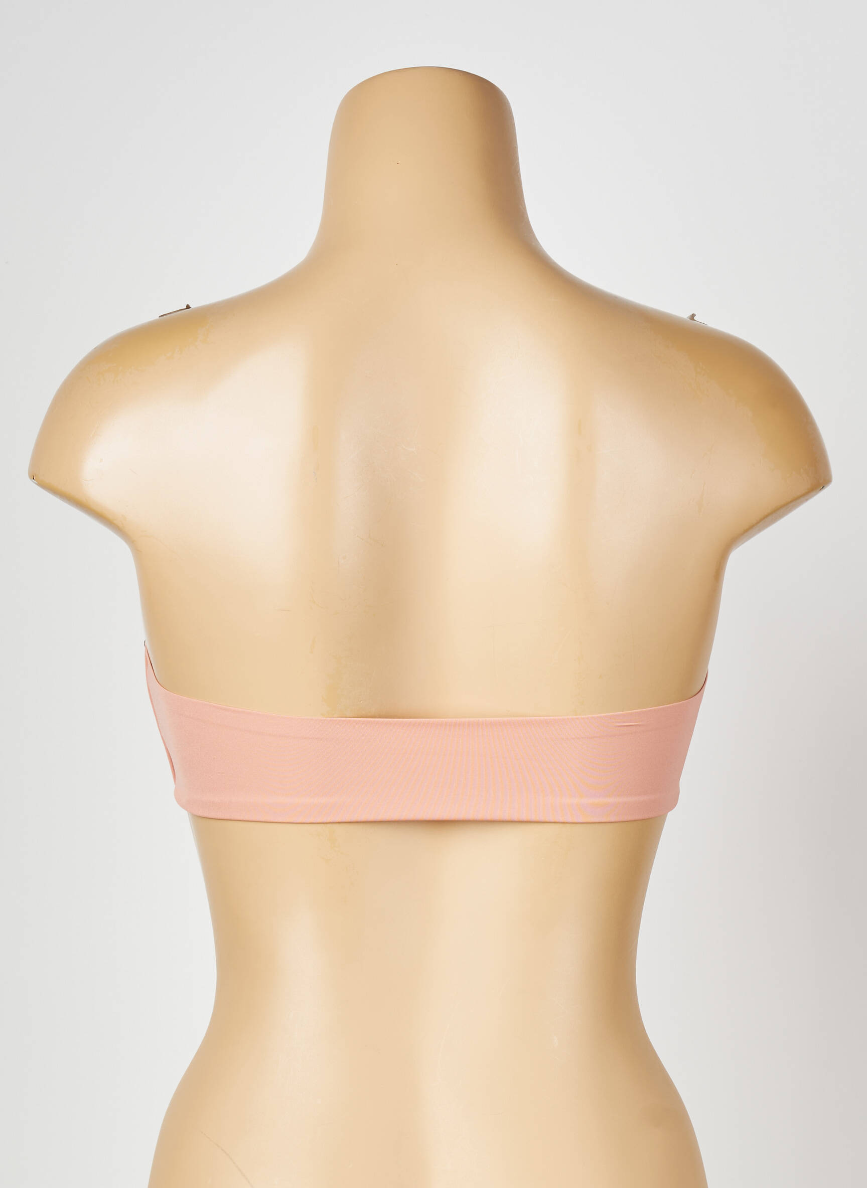 Sutien efect material satinat top bentiță roz PASSIONATA femeie