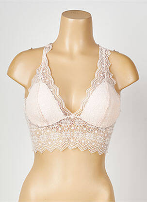 Sutien fără armatură fără armatură roz PASSIONATA femeie