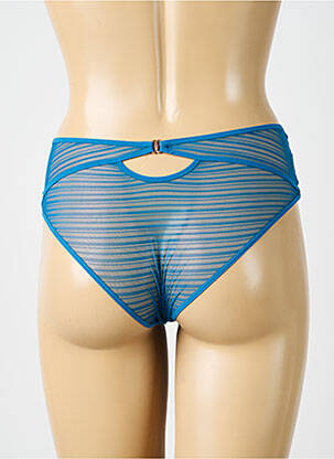 Shorty efect material satinat albastru SIMONE X SIMONE PÉRÈLE femeie