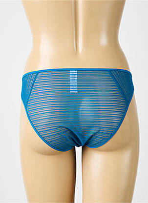Chilot efect material satinat albastru SIMONE X SIMONE PÉRÈLE femeie
