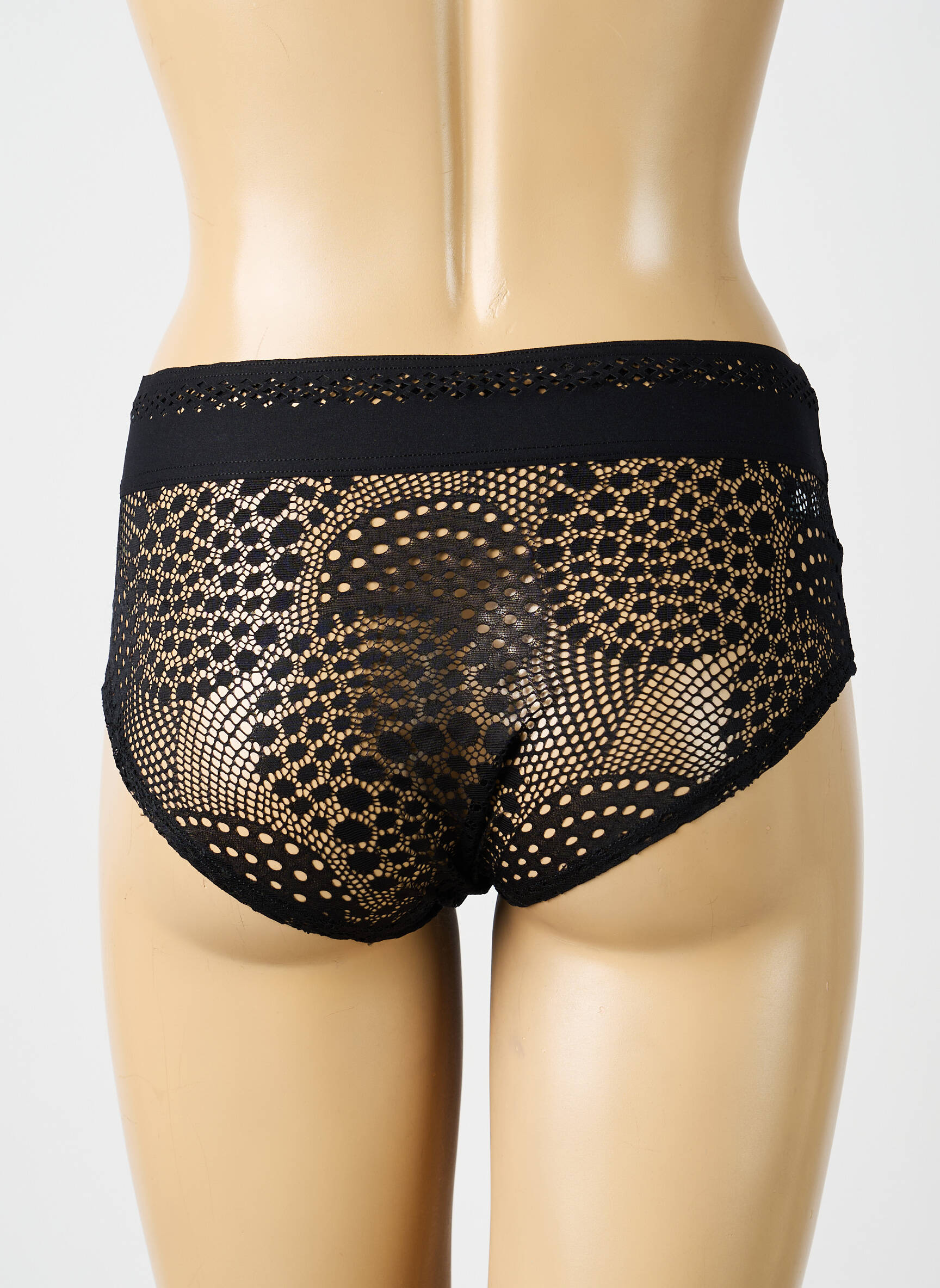 Shorty elasticitate negru IMPLICITE femeie