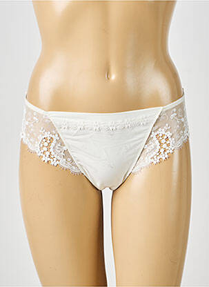Chilot efect material satinat bej SIMONE PERELE femeie