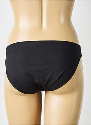 Chilot efect material satinat negru PASSIONATA femeie