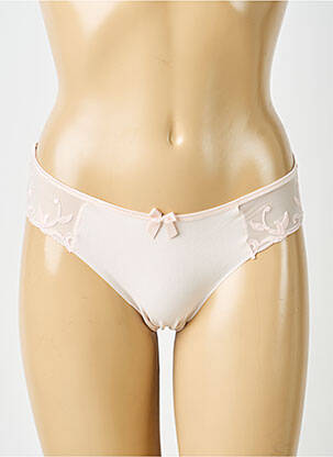 Chilot efect material satinat roz SIMONE PERELE femeie