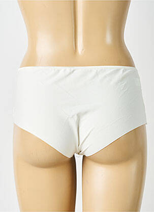 Shorty efect material satinat bej SIMONE PERELE femeie