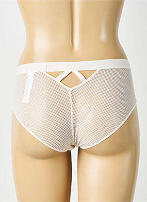 Chilot efect material satinat bej PASSIONATA femeie