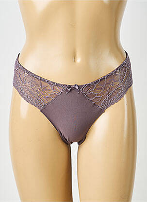 Chilot efect material satinat violet SIMONE PERELE femeie