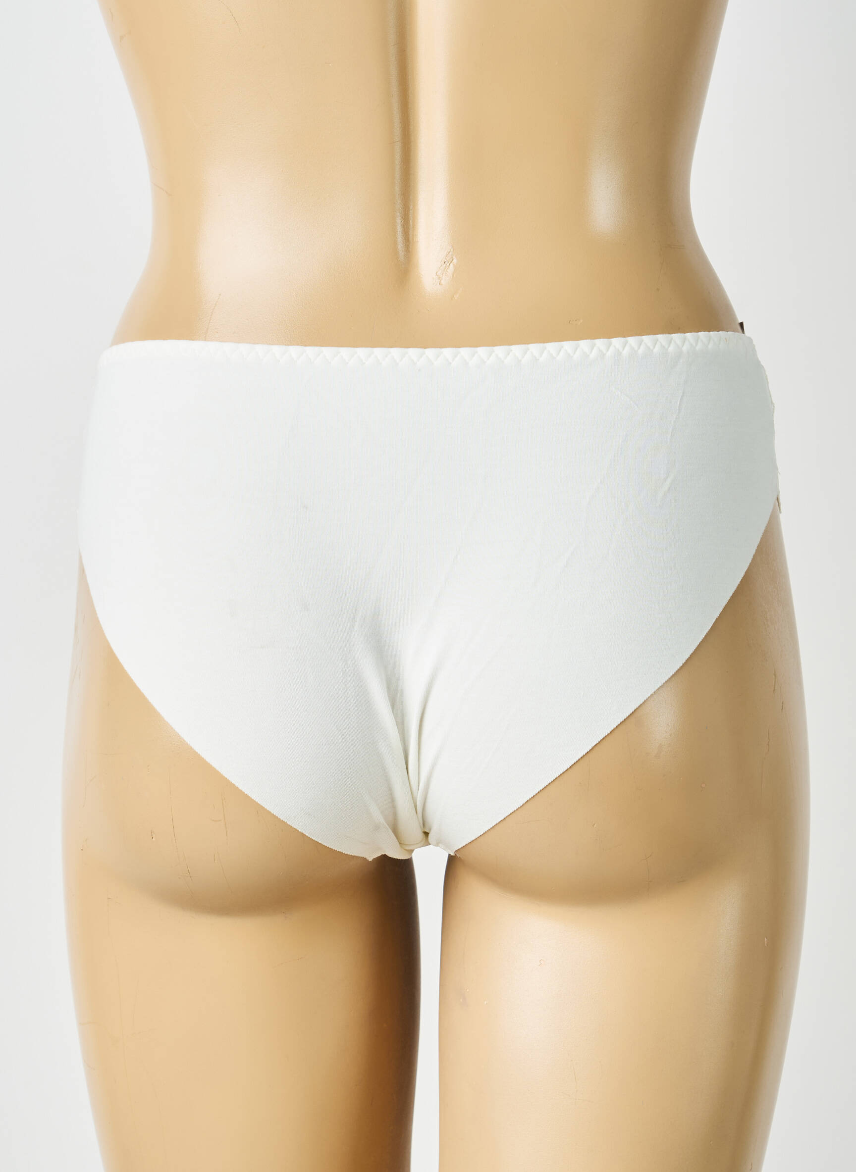 Chilot efect material satinat bej SIMONE PERELE femeie