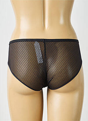 Chilot efect material satinat negru FEMILET femeie